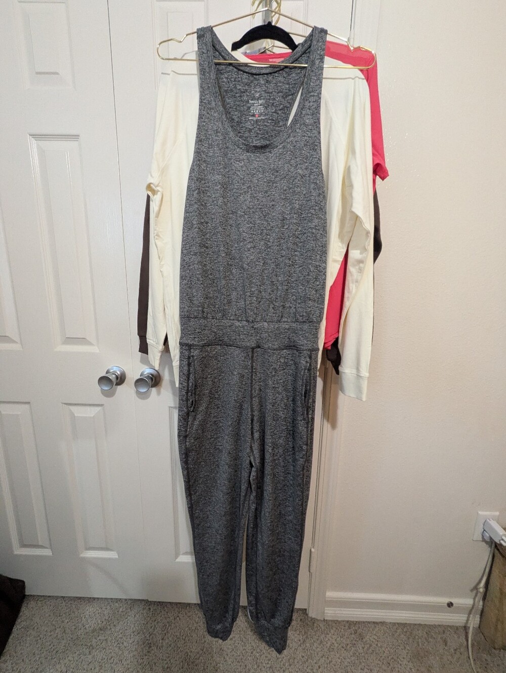 Sweaty Betty gray jumpsuit medium - Picture 1 of 5